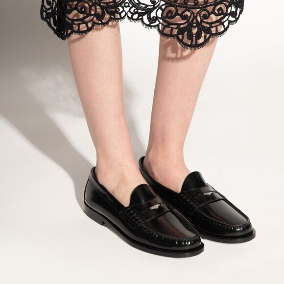 [NEW] Burberry Rupert Penny Loafer (Black, size US Women's 6) - Picture 1 of 7